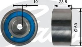 GATES-AU T42226 - Poulie renvoi / transmission, courroie de distribution cwaw.fr