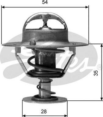 GATES-AU TH04282G1 - Thermostat d'eau cwaw.fr