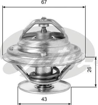 GATES-AU TH05586G1 - Thermostat d'eau cwaw.fr