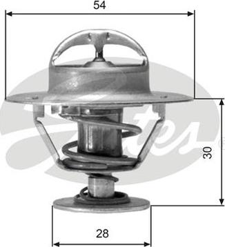 GATES-AU TH02491G1 - Thermostat d'eau cwaw.fr