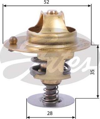 GATES-AU TH14178G2 - Thermostat d'eau cwaw.fr