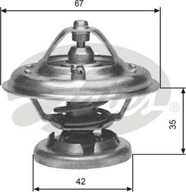 GATES-AU TH12680G1 - Thermostat d'eau cwaw.fr