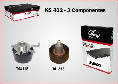 GATES-BR KS402 - Kit de distribution cwaw.fr