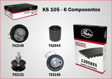 GATES-BR KS105 - Kit de distribution cwaw.fr