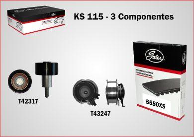 GATES-BR KS115 - Kit de distribution cwaw.fr