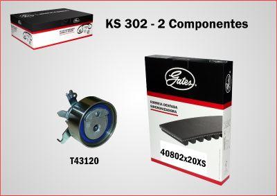 GATES-BR KS302 - Kit de distribution cwaw.fr