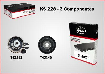 GATES-BR KS228 - Kit de distribution cwaw.fr