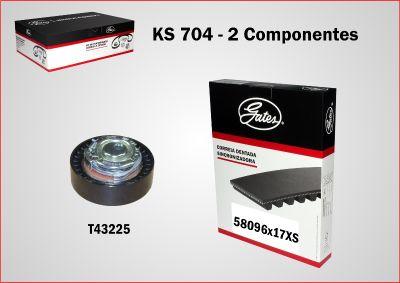 GATES-BR KS704 - Kit de distribution cwaw.fr