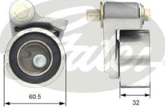 GATES-BR T41306 - Poulie-tendeur, courroie de distribution cwaw.fr