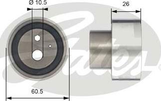 GATES-SEA T41311 - Poulie-tendeur, courroie de distribution cwaw.fr