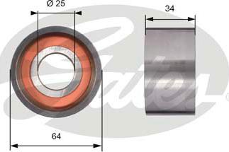 GATES-SEA T41234 - Poulie-tendeur, courroie de distribution cwaw.fr