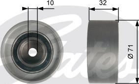 GATES-SEA T42094 - Poulie renvoi / transmission, courroie de distribution cwaw.fr
