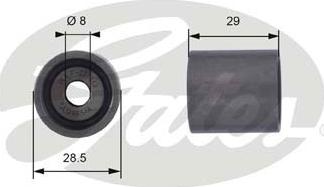 GATES-SEA T42044 - Poulie renvoi / transmission, courroie de distribution cwaw.fr