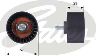 GATES-SEA T42060 - Poulie renvoi / transmission, courroie de distribution cwaw.fr