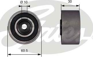 GATES-SEA T42004 - Poulie renvoi / transmission, courroie de distribution cwaw.fr