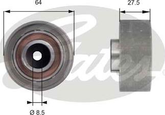 GATES-SEA T42157 - Poulie renvoi / transmission, courroie de distribution cwaw.fr
