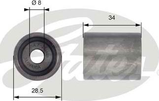 GATES-SEA T42139 - Poulie renvoi / transmission, courroie de distribution cwaw.fr