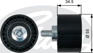 GATES-SEA T42218 - Poulie renvoi / transmission, courroie de distribution cwaw.fr