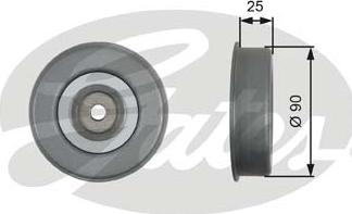 GATES-SEA T39245 - Poulie renvoi / transmission, courroie trapézoïdale à nervures cwaw.fr