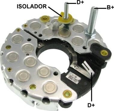 GAUSS GA1990 - Pont de diodes, alternateur cwaw.fr