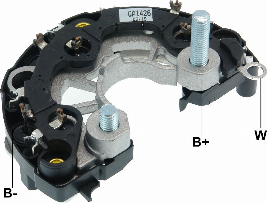 GAUSS GA1426 - Pont de diodes, alternateur cwaw.fr