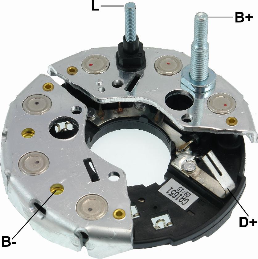 GAUSS GA1651 - Pont de diodes, alternateur cwaw.fr