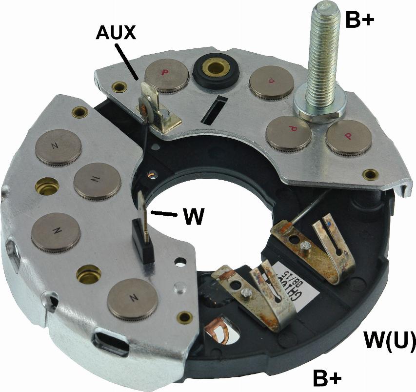 GAUSS GA1067 - Pont de diodes, alternateur cwaw.fr