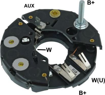 GAUSS GA1027 - Pont de diodes, alternateur cwaw.fr