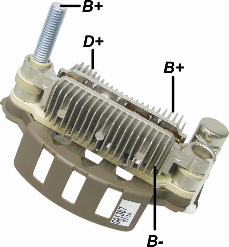 GAUSS GA1387 - Pont de diodes, alternateur cwaw.fr