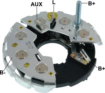 GAUSS GA1275 - Pont de diodes, alternateur cwaw.fr