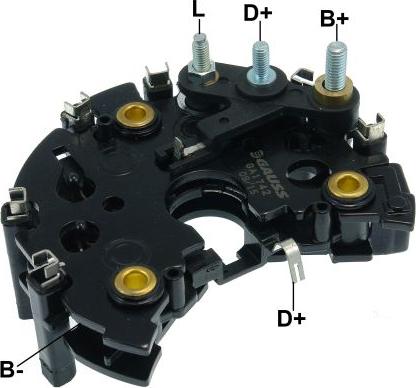 GAUSS GA1742 - Pont de diodes, alternateur cwaw.fr