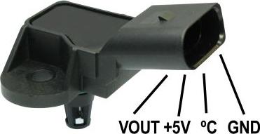 GAUSS GI3052 - Capteur, pression du tuyau d'admission cwaw.fr