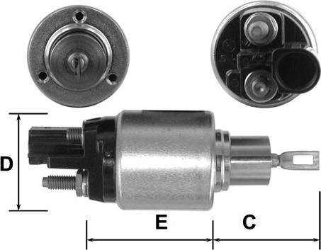 General Motors E9035 - Contacteur, démarreur cwaw.fr