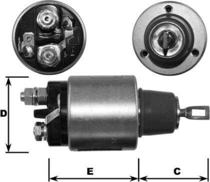 General Motors E3692 - Contacteur, démarreur cwaw.fr