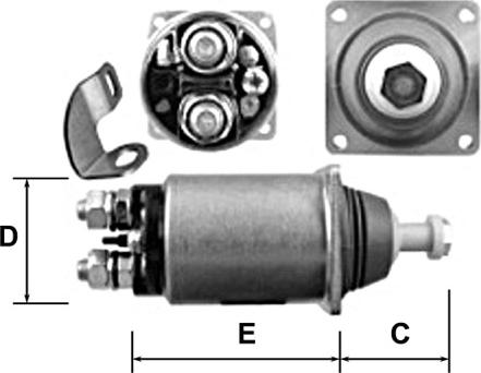 General Motors E3689 - Contacteur, démarreur cwaw.fr