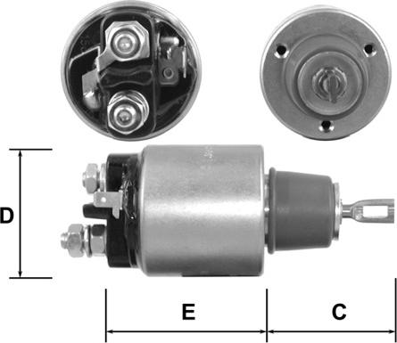 General Motors E3705 - Contacteur, démarreur cwaw.fr