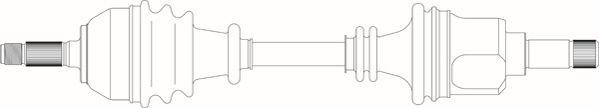 General Ricambi PE3067 - Arbre de transmission cwaw.fr