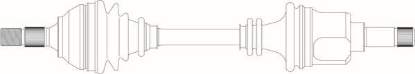 General Ricambi PE3019 - Arbre de transmission cwaw.fr