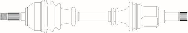 General Ricambi PE3017 - Arbre de transmission cwaw.fr