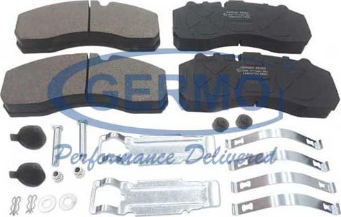 GERMO 66362 - Kit de plaquettes de frein, frein à disque cwaw.fr