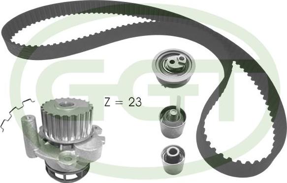 GGT KPA20165 - Pompe à eau + kit de courroie de distribution cwaw.fr