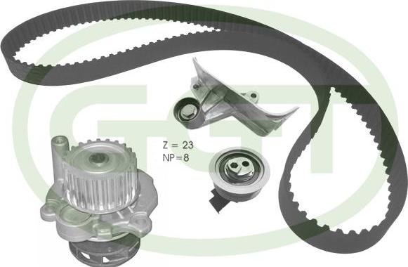 GGT KPA20167 - Pompe à eau + kit de courroie de distribution cwaw.fr