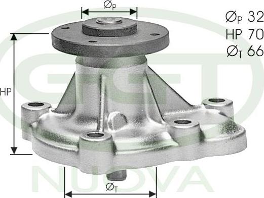 GGT PA10576 - Pompe à eau cwaw.fr