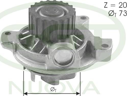 GGT PA12024 - Pompe à eau cwaw.fr