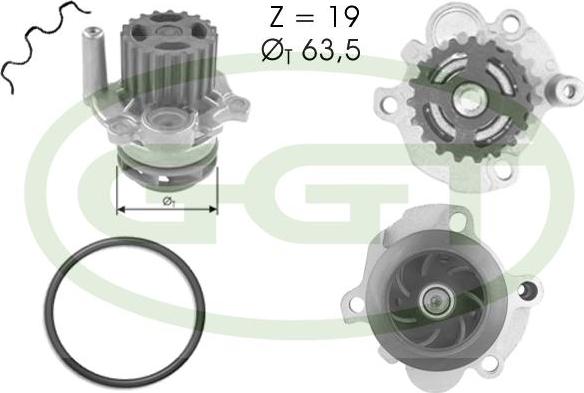 GGT PA12399 - Pompe à eau cwaw.fr