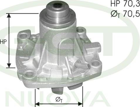 GGT PA12295 - Pompe à eau cwaw.fr