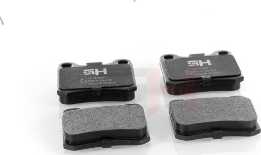 GH GH-413309 - Kit de plaquettes de frein, frein à disque cwaw.fr