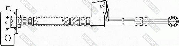 Girling 9004620 - Flexible de frein cwaw.fr