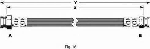 Girling 9001163 - Flexible de frein cwaw.fr