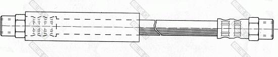 Girling 9001255 - Flexible de frein cwaw.fr